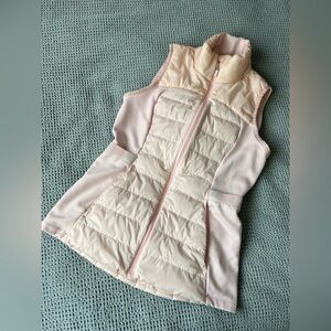 Lululemon Down For It All Pink Vest Size 6